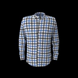 Blue & Black Check Shirt - Small