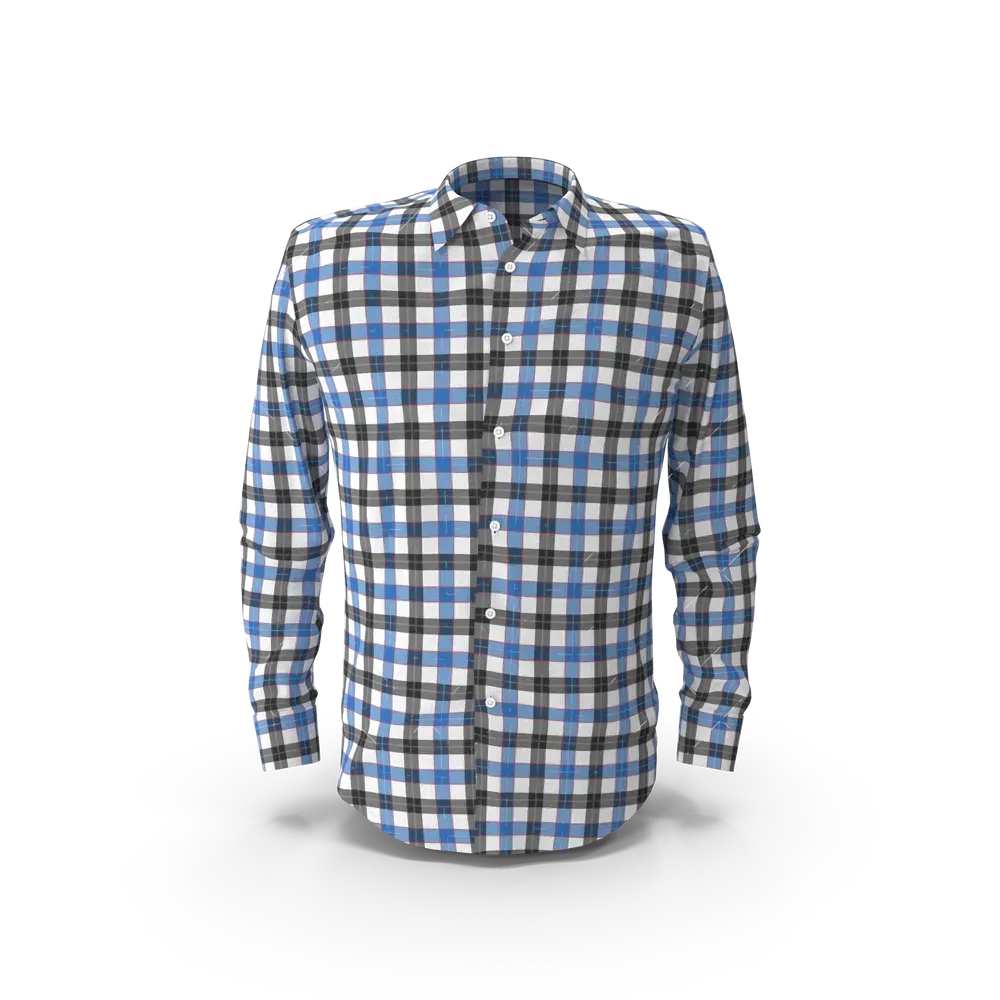 Blue & Black Check Shirt