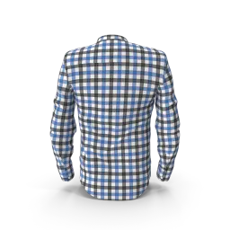 Blue & Black Check Shirt